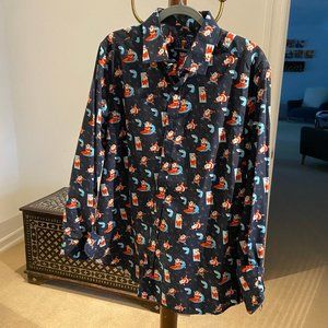 Simon Banks Christmas Button Down